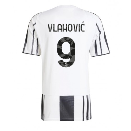 Juventus Dusan Vlahovic #9 Replica Home Stadium Shirt 2025-26 Short Sleeve Juventus Dusan Vlahovic #9 Replica Home Stadium Shirt 2025-26 Short Sleeve
